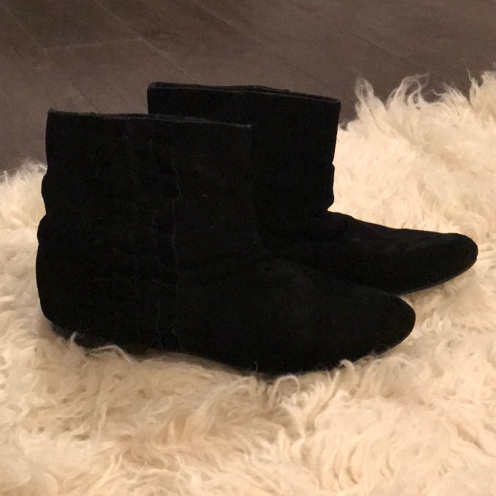 Black Suede Ankle Boots